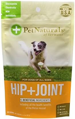 Pet Naturals Hip & Joint Tablets, Extra Strength, 120-Count Bottle