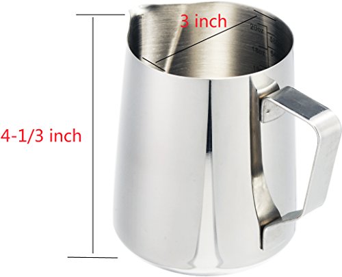 image for Apexstone Espresso Steaming Pitcher 20 oz,Espresso Milk Frothing Pitch