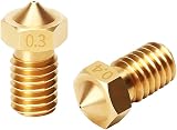 SIMAX3D 30pcs V6 Nozzle Brass 3D Printer Nozzles 0.2-1.0mm Cleaning Needles Kit view 5