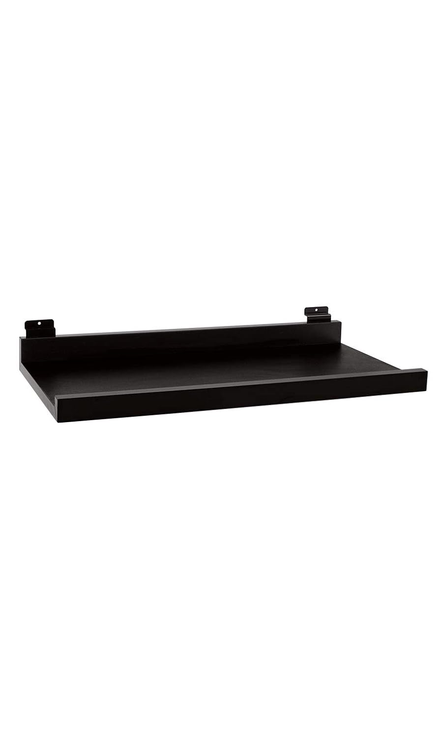 Black Melamine Shelf Kit for Slatwall 11½”D X 24”L