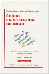 Écrire en situation bilingue