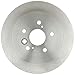 ACDelco Silver 18A1680A (19287251) Non-Coated Rear Disc Brake Rotor