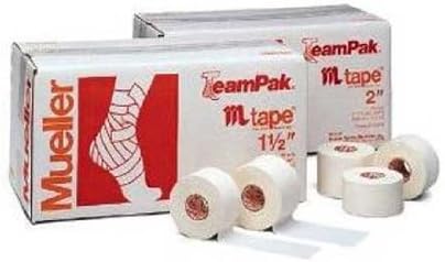 130106 M tape Athletic Trainers Bleached Zinc Oxide 2"x15yd 24Rl/Case Part# 130106 by Mueller Sports Medicine Qty of 1 Case