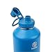 Takeya Actives Insulated Stainless Water Bottle Beer Growler with Insulated Spout Lid, 64 oz, Sapphire