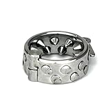YiFeng Stainless Steel Bondage Kali's Teeth (2 Rows) Ring Male Chastity Device ZCS35