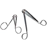 EZ Grip Nail Clippers Looped Handles Manicure Pedicure Grooming Set/2