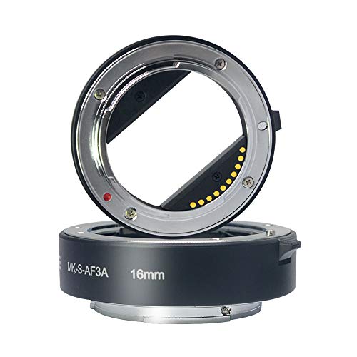 image for Venidice MK-S-AF3A Metal Auto Focus Macro Extension Tube Adapter Ring 