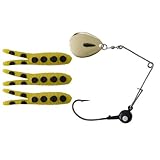 Johnson BSVP1/8-YBSP Beetle Spin Pack, Yellow/Black Spots, 1-1/2-Inch