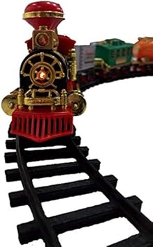 GADGET WALL Battery Operated Choo Choo Classical Toy Train Set with Light, Sound & Smok