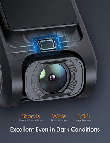 APEMAN Mini Dash Cam with Hidden Design, 1080P Full HD Dash Camera for