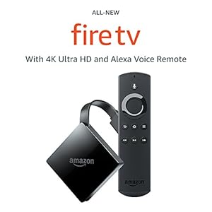 All-New Fire TV with 4K Ultra HD and Alexa Voice Remote (2017 Edition, Pendant) | Streaming Media Player