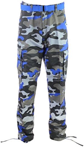 Access Men's Camouflage Cargo Pants with Belt