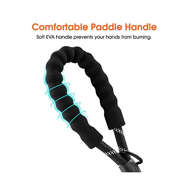 JBYAMUK-5-FT-Strong-Dog-Lead-with-Comfortable-Padded-Handle-and-Highly-Reflective-Threads-for-Small-Medium-and-Large-Dogs-5-FT-Black JBYAMUK 5 FT Strong Dog Lead with Comfortable Padded Handle and Highly Reflective Threads for Small, Medium and Large…