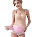 Maternity Belt Back Support Belly Band During Pregnancy - Breathable Abdominal Binder Elastic Cotton and Spandex -Soft Comfortable One Size All Fit - Belly Brace Velcro Attachments Nude by Diggold