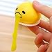 Emoji Squishy Toy, Vomiting Egg Yolk Squishy, Fun Gift Kawaii Squishies, Spitting Yolk Emoji Squeeze Squishy Toy