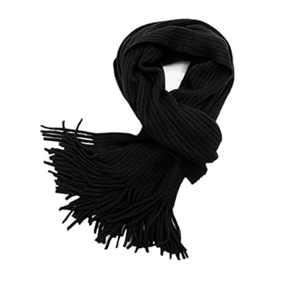 Women Men Winter Scarfs Thick Warmth Cable Knit Chunky Long Shawl