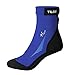 Tilos Sport Skin Socks for Adults and Kids, Protect Against Hot Sand & Sunburn for Water Sports & Beach Activities (S, Blue)