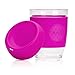JOCO 12oz Glass Reusable Coffee Cup (Pink)