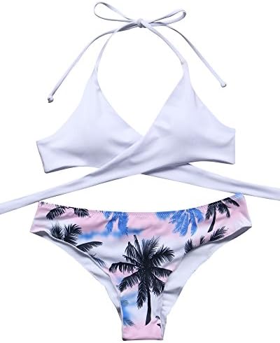 MOOSKINI Womens Padded Push-up Bikini Set Bathing Suits Two Pieces Swimsuit