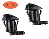 Podoy 85381-AE020 Windshield Washer Nozzle Replacement Part for 2004-2010 Toyota(Pack of 2)