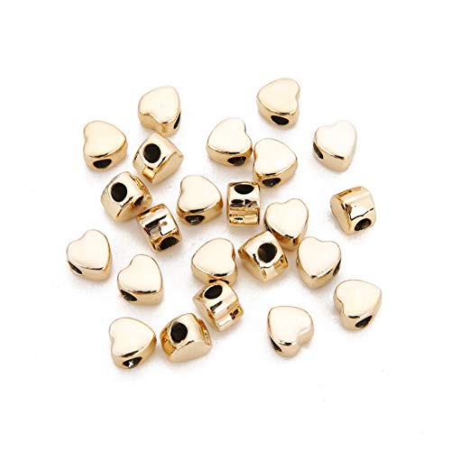24 Pcs Alloy Love Heart Charms Mixed Smooth Metal Charms Pendants Accessory, DIY for Jewelry Making and Crafting
