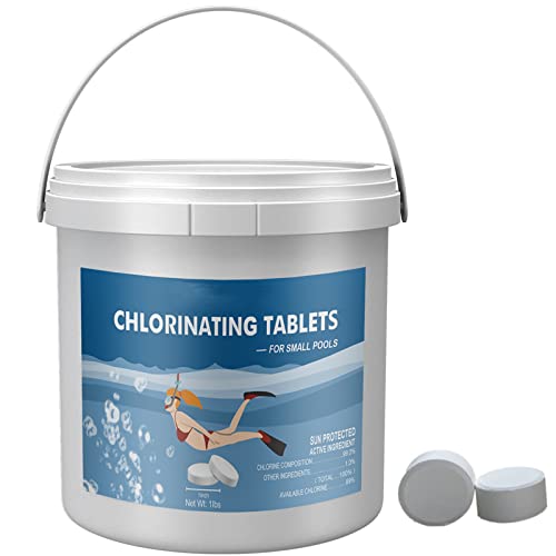 Chlorine Tablets 1 inch Pool Chlorinating Tablets 1 lb 2lb for Small