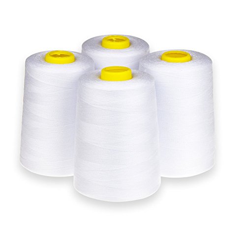 1 Candora+Threads+Polyester+Machine+6000Y+White