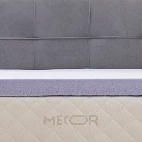 Mecor 4 Inch 4” 100 Twin Gel Infused Memory Foam Mattress Topper Twin