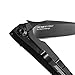 Kershaw Flythrough Pocket Knife (1988); RJ Martin Design; 3-inch 8Cr13MoV Steel, Drop-Point Blade with Black Oxide Coating; Features See-Through Pivot, Frame Lock, KVT Manual Open with Flipper; 3.7oz