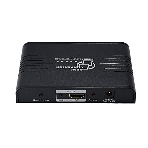 HDMI to 1080P Component Video (YPbPr) Scaler Converter,LinkS HDMI to Component Support Coaxial Audio Output and R / L Audio - Thumbnail 3