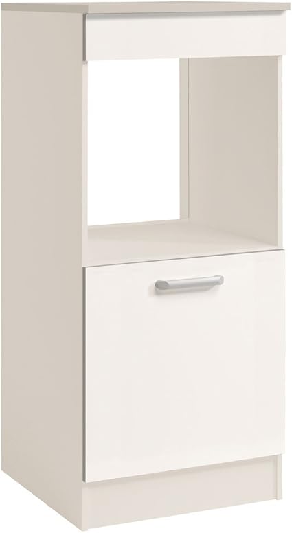 Parisot Glossy Parisot 245639 Demi Armoire Four Blanc Panneau De Particules 60x60x141 Cm Amazon Fr Cuisine Maison