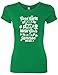 Panoware Women's St Patricks Day T-Shirt | Good Irish Girls are Made of Jameson on Ice, Kelly, Small