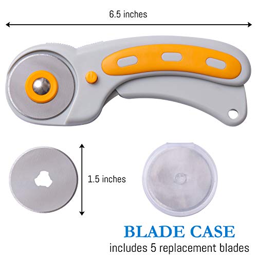 image for W.A. Portman WA Portman Rotary Cutter Set - 45mm Rotary Fabric Cutter 
