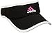 adidas womens Adizero II Visor, Black/ Shock Pink/ White, One Size