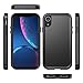 Case for iPhone XR,CASY MALL 3-Layers Heavy Duty Hybrid Full-Body Protect Case for Apple iPhone XR 6.1 Inch Black