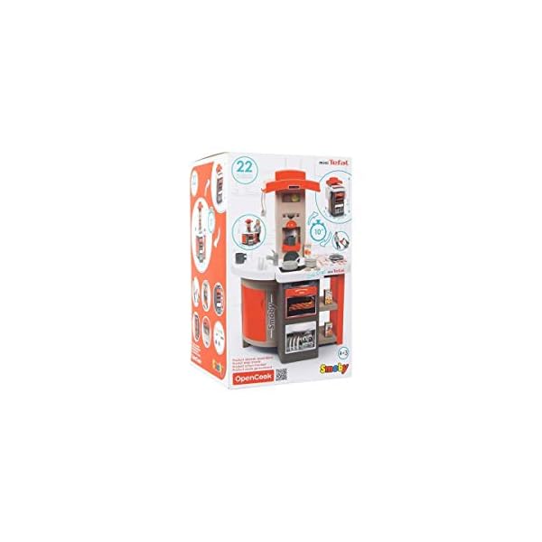 Smoby 312200 Tefal Opencook Küche, Rot, Grau, Única – Bild 6