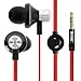 Manords 3.5mm Microphone Handsfree Headset - Red