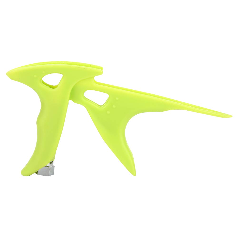 Plastic Airbrush Handle for Spray Gun High-Hardness Easy-Grip Airbrush Grip with Nut Fastening, Green Paint Gun Handle for Decoration & DIY Projects