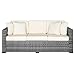Best Choice Products 3-Seat Outdoor Wicker Patio Sofa w/Removable Cushions, Gray