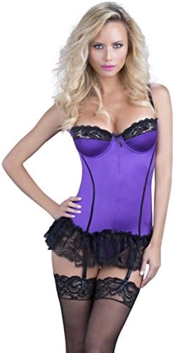 O Sexy Lingerie Women's Satin Bustier