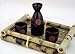 Glazed Ceramic 3 Pcs Japanese Sake Set In Gift Box
