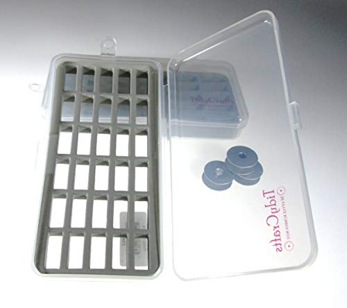 M Bobbin Boxes - Set of Two - Great Bobbin Case for Bernina New 7 and 8 Series Jumbo Bobbins