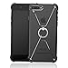 iPhone 7 Plus Case, Huluwa Anti-Scratch Metal Bumper Frame Case with 360 Degree Rotating Ring Kickstand(Black)