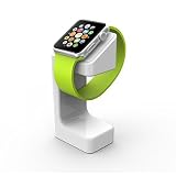 for Apple Watch Stand,Charging Stand Bracket Docking Station Holder for Apple Watch Apple Watch Charging Dock Station Platform iWatch(38mm and 42mm) (White)