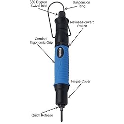 Air Torque Screwdriver, Push-to-Start, Torque Range