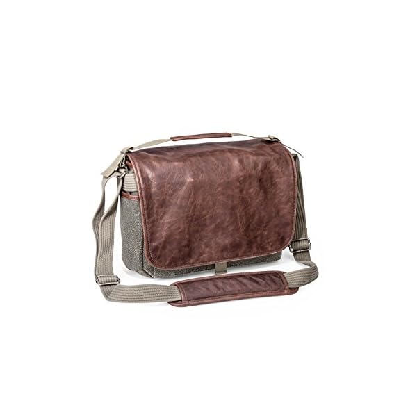 ThinkTank Retrospective 7 Leather/Pinestone Fototasche aus Leder und Canvas (Kameratasche, Schultertasche) für 1 DSLR…