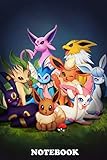 Notebook: Eevee Evolutions , Journal for Writing, College Ruled Size 6