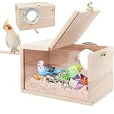 Rypet Parakeet Nesting Box Transparent Design, Bird