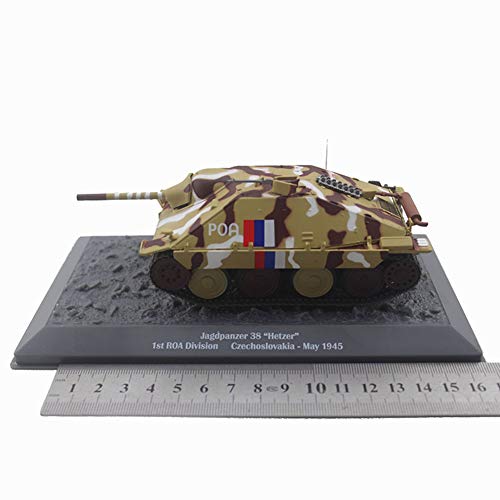 SY-Heat Legierungs-Tank-Modell, Simulation Tank Militärmodell Jagdpanzer 38 Hetzer Replik 1/43 Deutsche Gepanzerte… – Bild 3