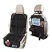 Ylife Car Seat Protector + Kick Mat Auto Seat Back Protector, Thicker Padding XL Size Car Seat Cover Pad, Waterproof Seat Guardian Kick Protector with Organizer Pockets